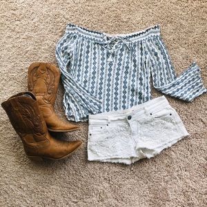 Off the shoulder top